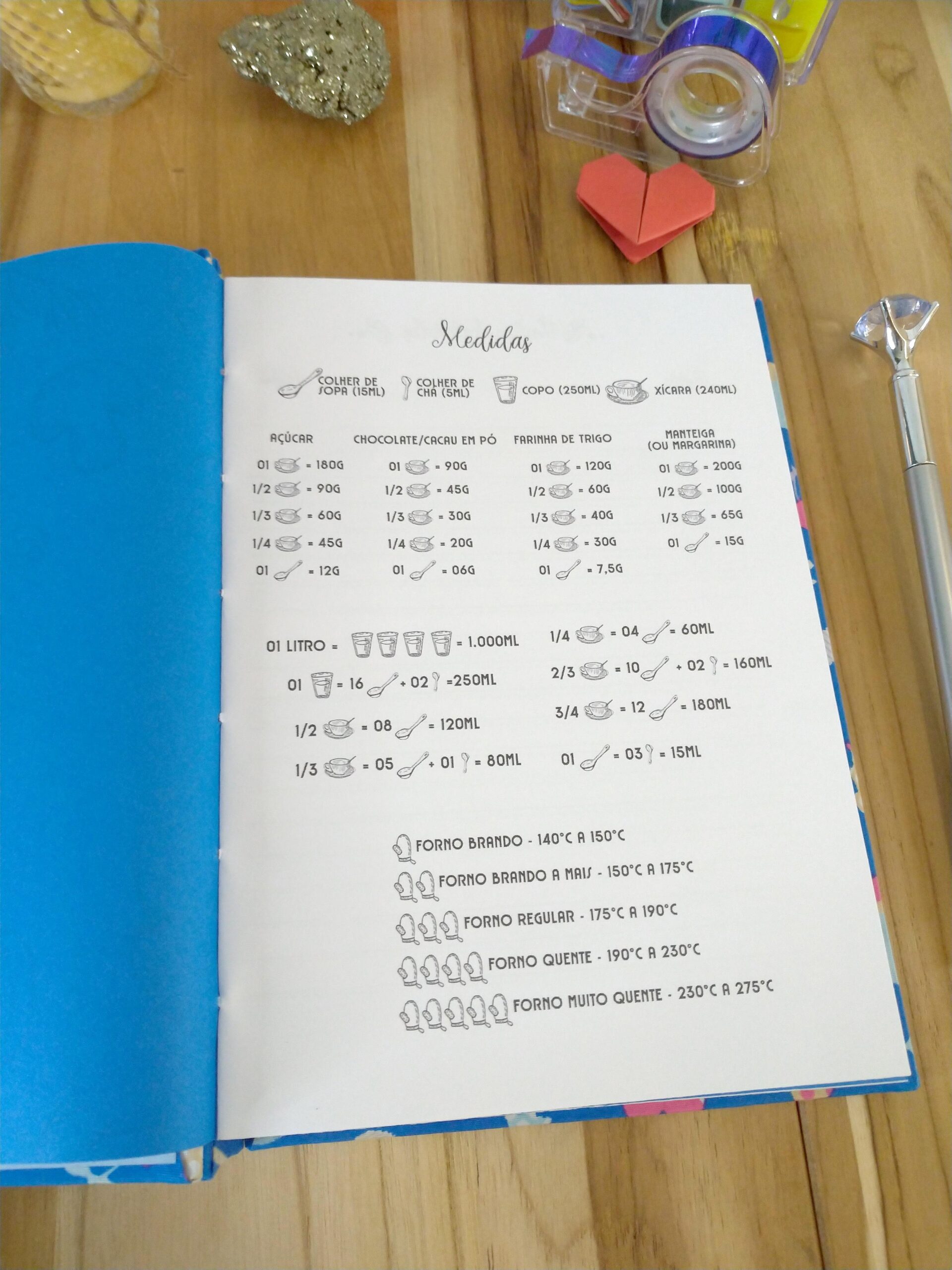 Caderno de receitas com divisórias - Imagem 5
