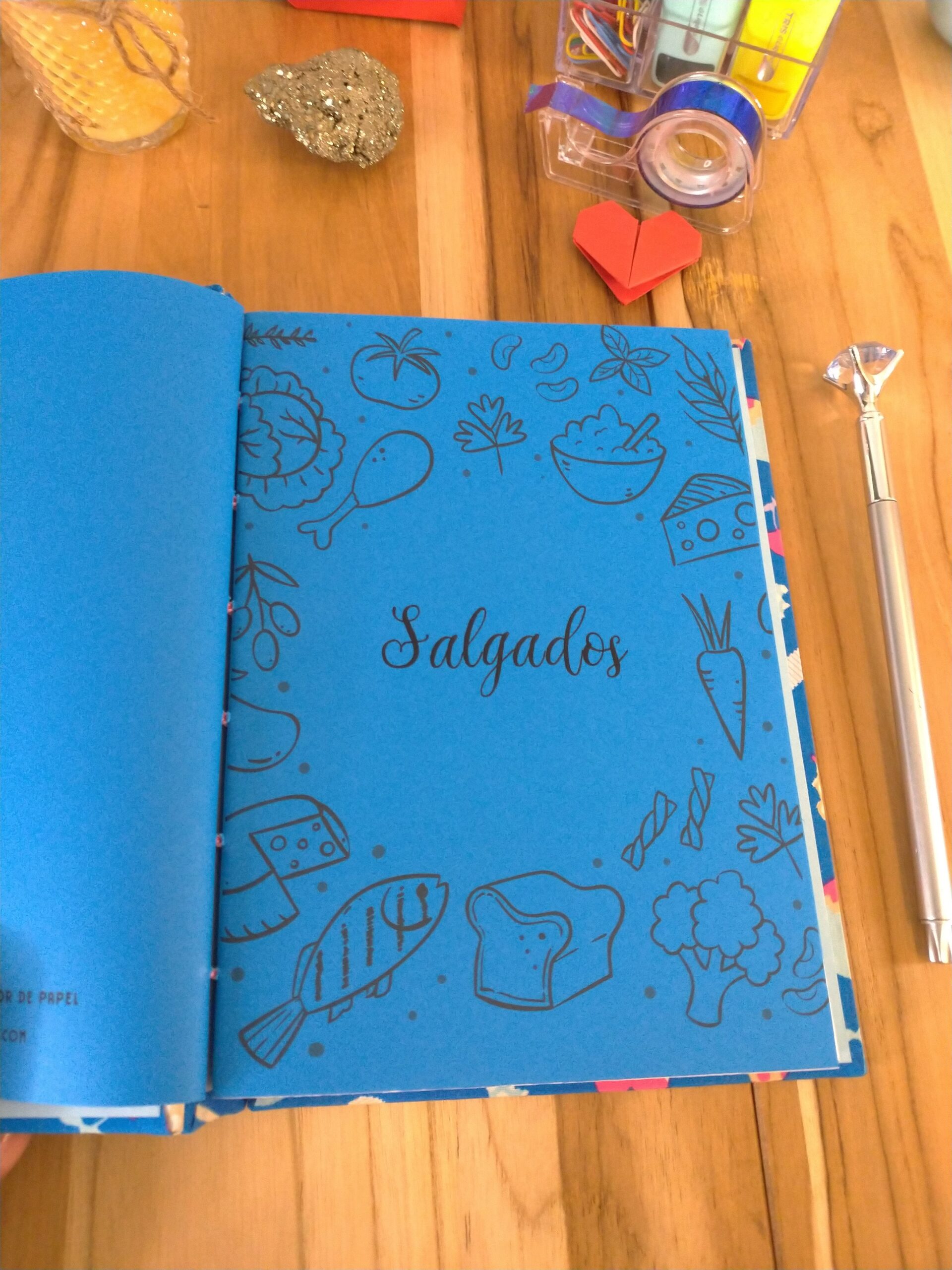 Caderno de receitas com divisórias - Imagem 7