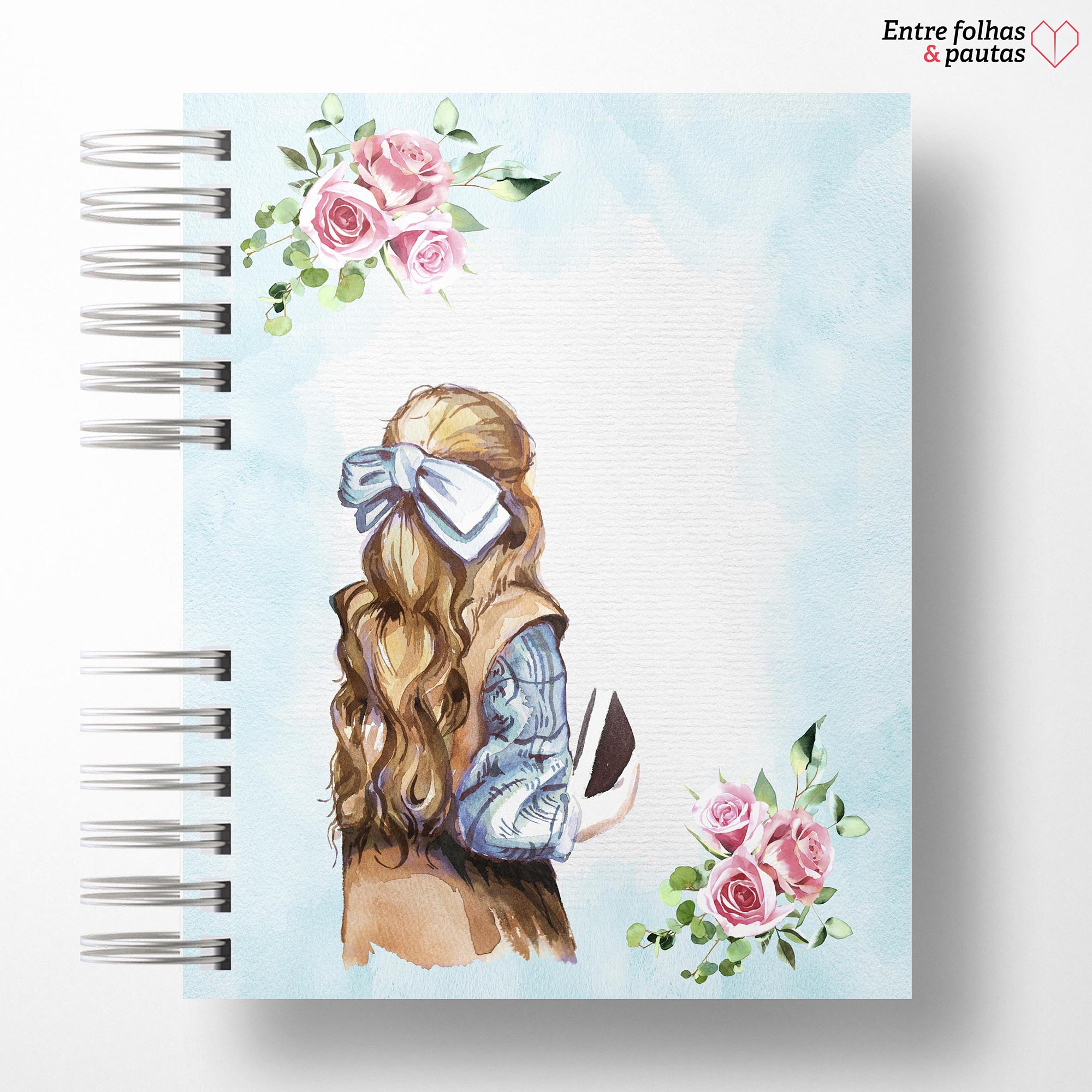 Caderno de leitura aquarela personalizado - Imagem 15
