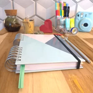 Planner de estudos permanente personalizado - geométrico