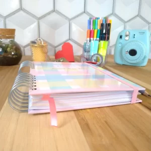 Planner pessoal permanente personalizado - candy