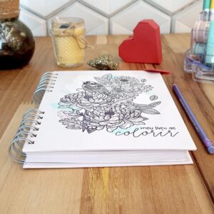 Livro de colorir personalizado - adulto