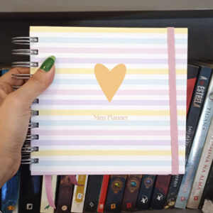 Pronta Entrega - Planner pessoal permanente quadrado
