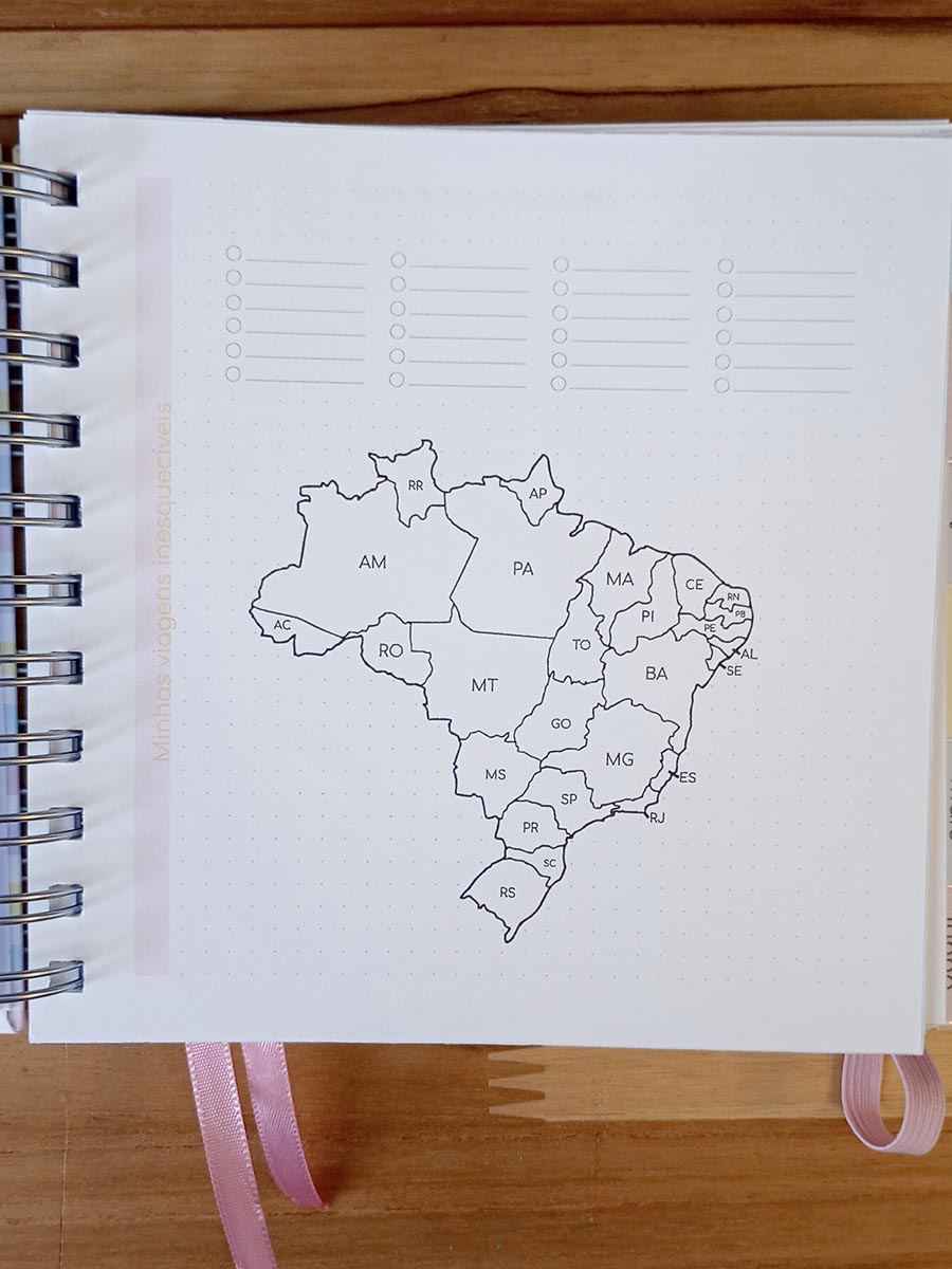 Pronta Entrega - Planner pessoal permanente quadrado - Imagem 12