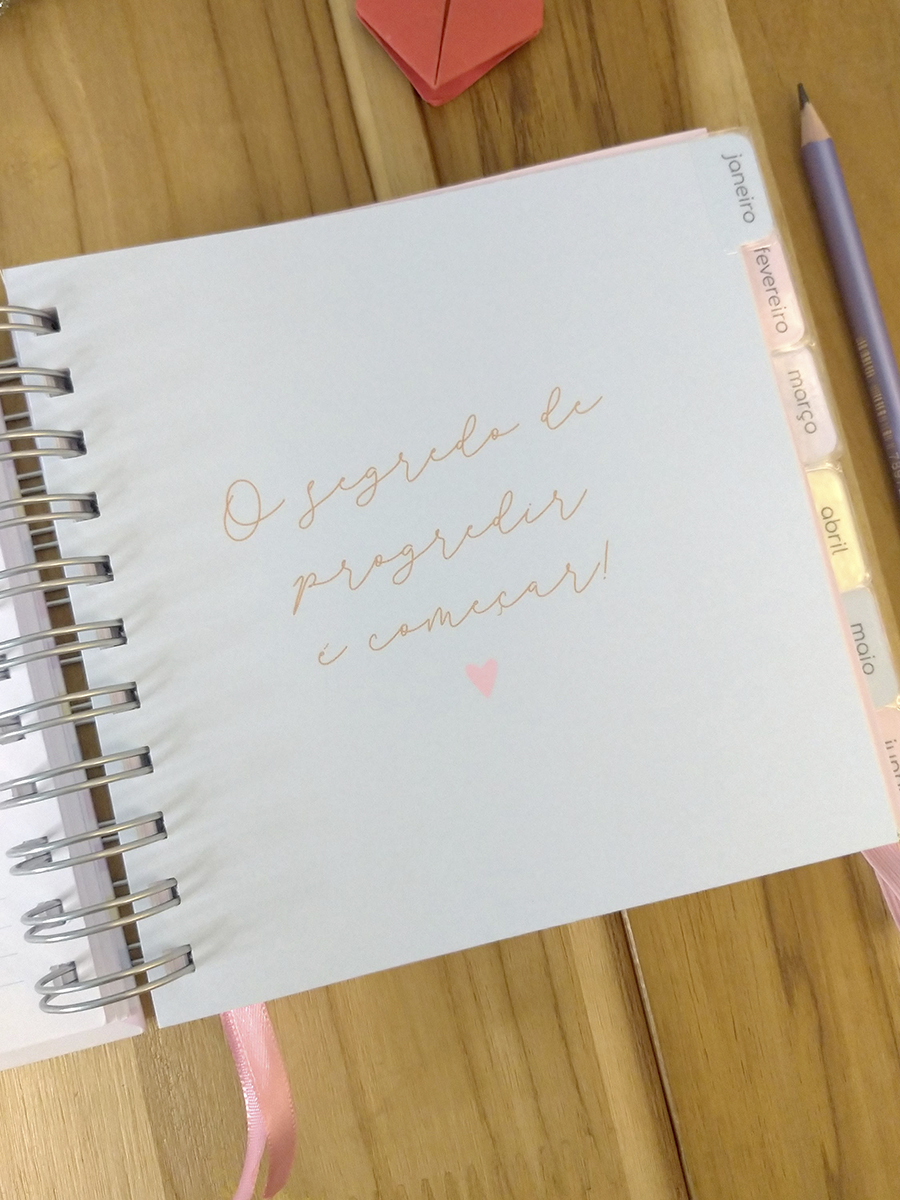 Pronta Entrega - Planner pessoal permanente quadrado - Imagem 4