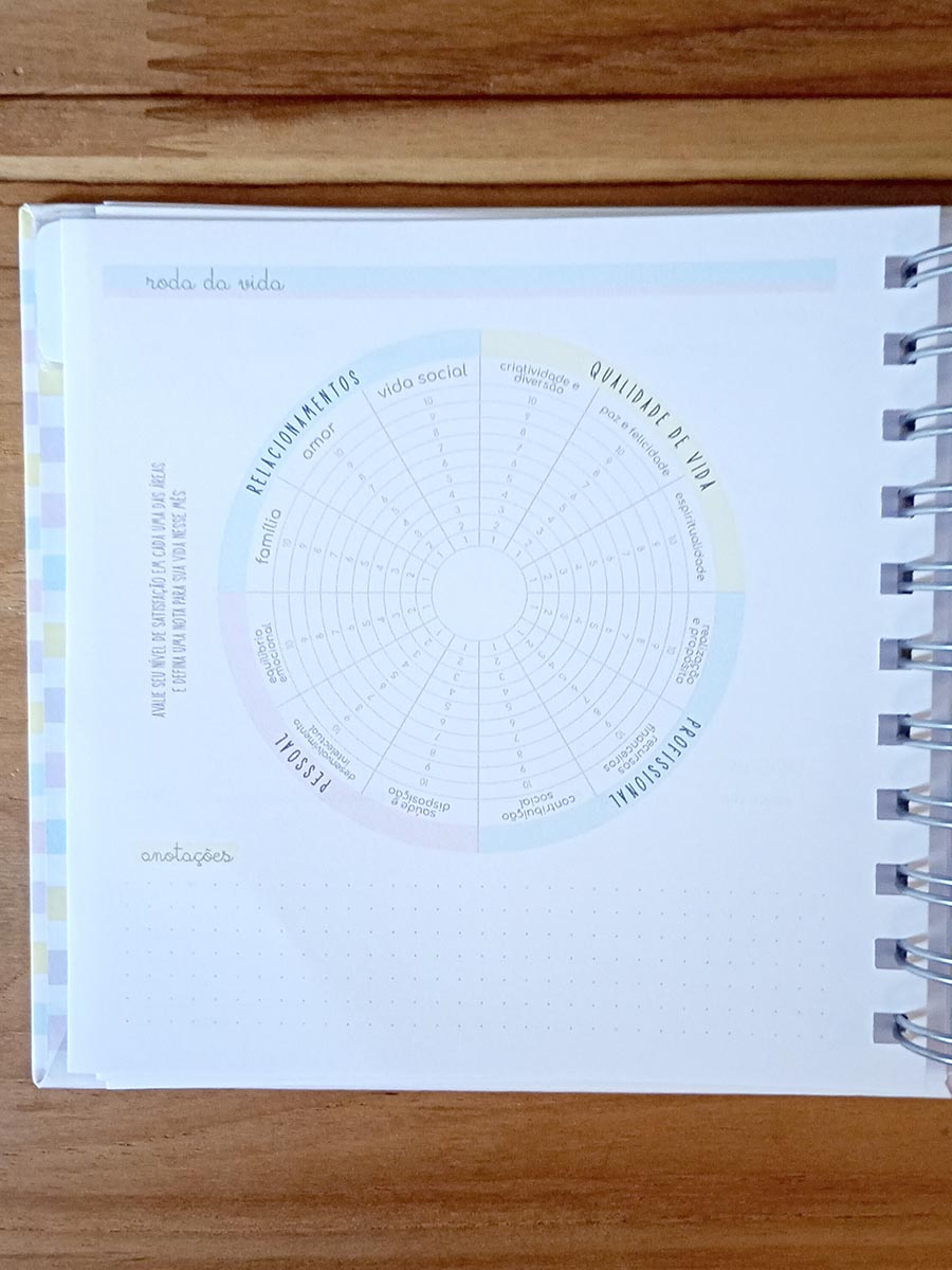 Pronta Entrega - Planner pessoal permanente quadrado - Imagem 21
