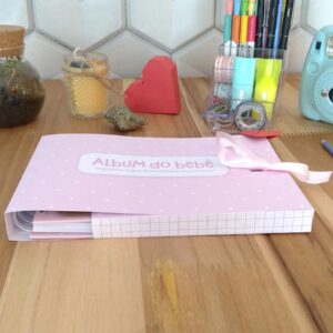Álbum de fotos do bebê personalizado