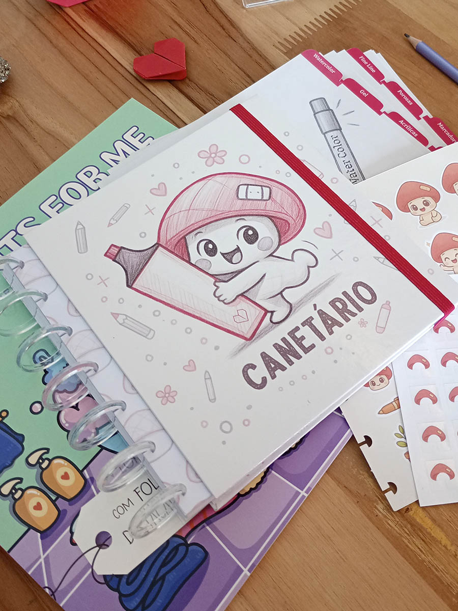 Pré Lançamento - Canetário Sketch Cogumi personalizado