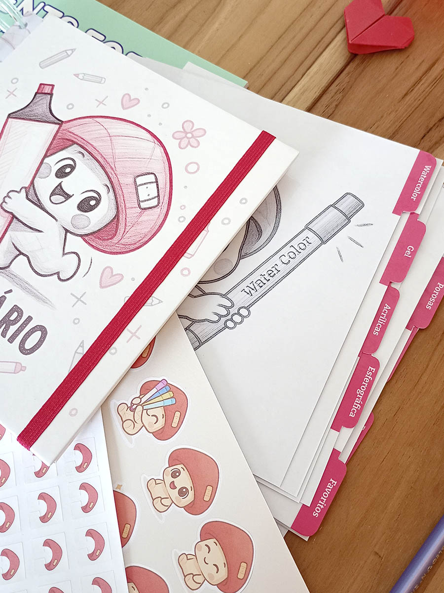 Pré Lançamento - Canetário Sketch Cogumi personalizado - Imagem 4