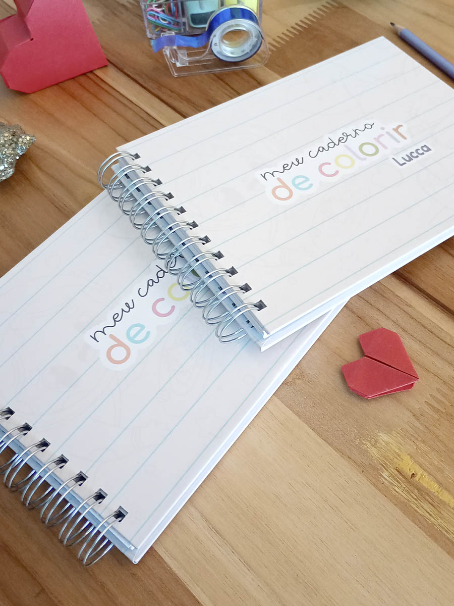 Livro de colorir para crianças personalizado