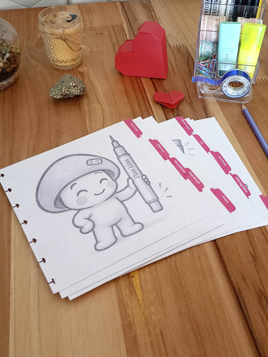 Kit de divisórias Canetário