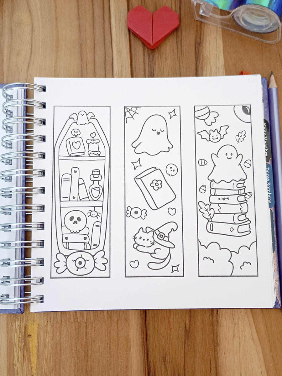 Livro de colorir Entre Folhas - Halloween Vol01 - Imagem 13