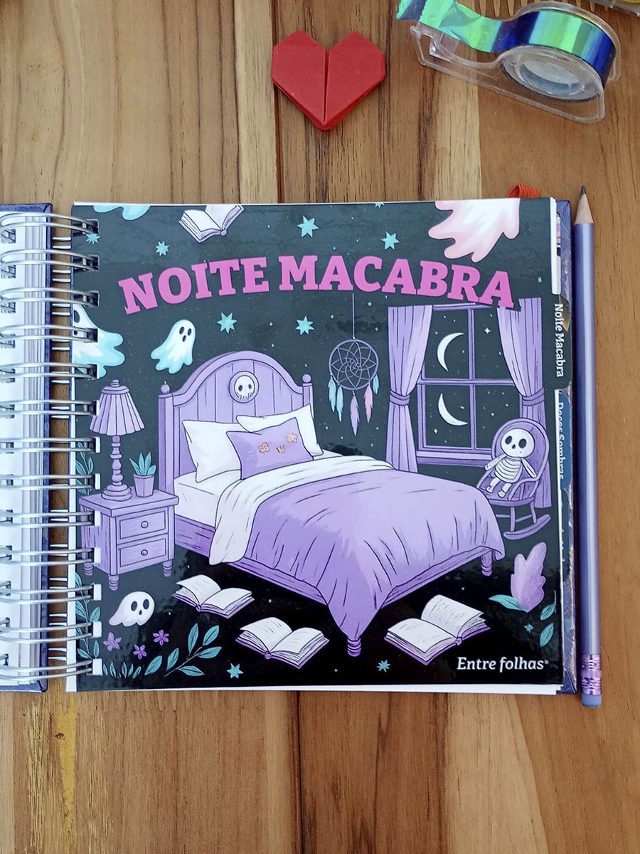 Livro de colorir Entre Folhas - Halloween Vol01 - Imagem 15