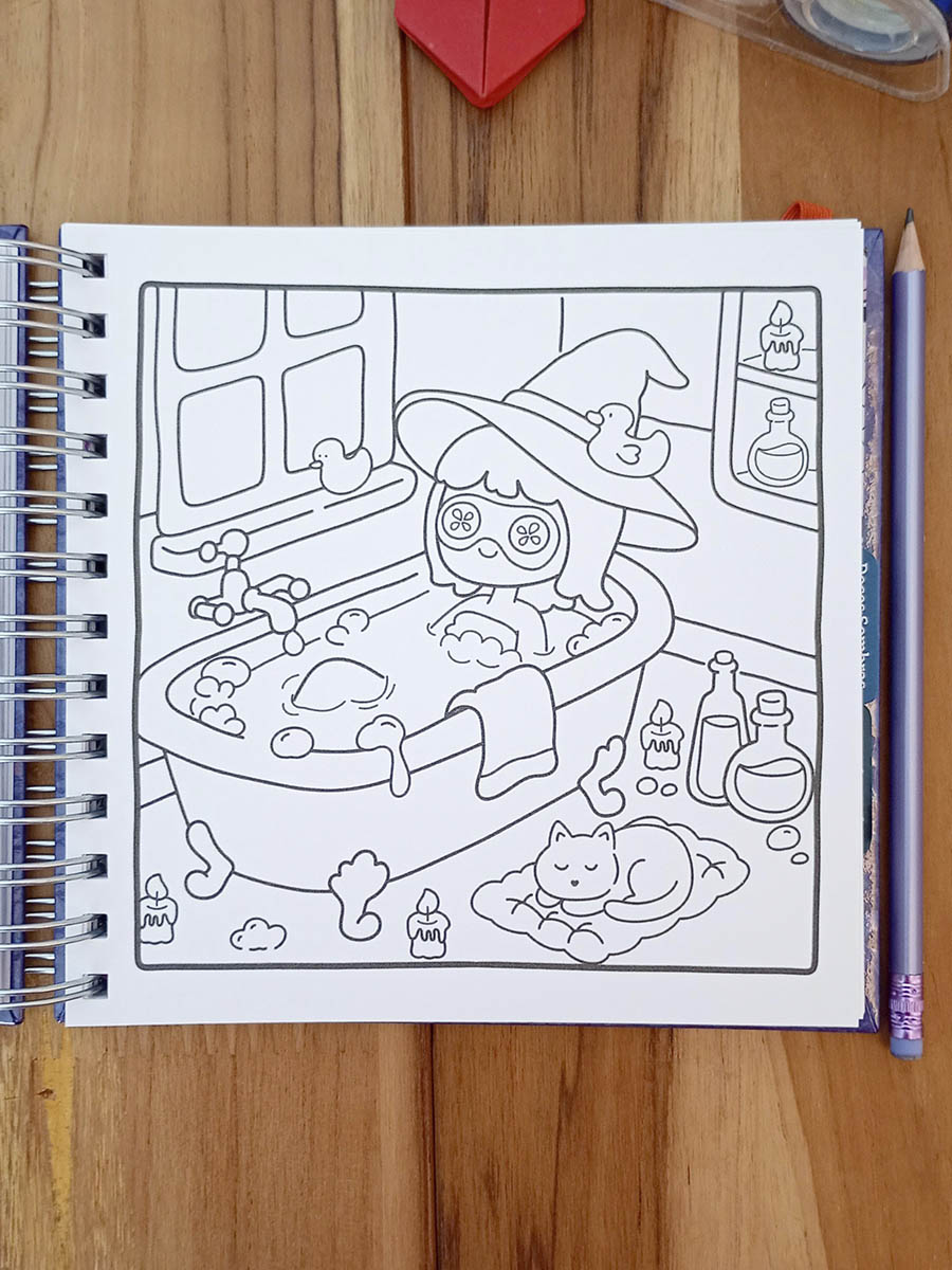 Livro de colorir Entre Folhas - Halloween Vol01 - Imagem 16