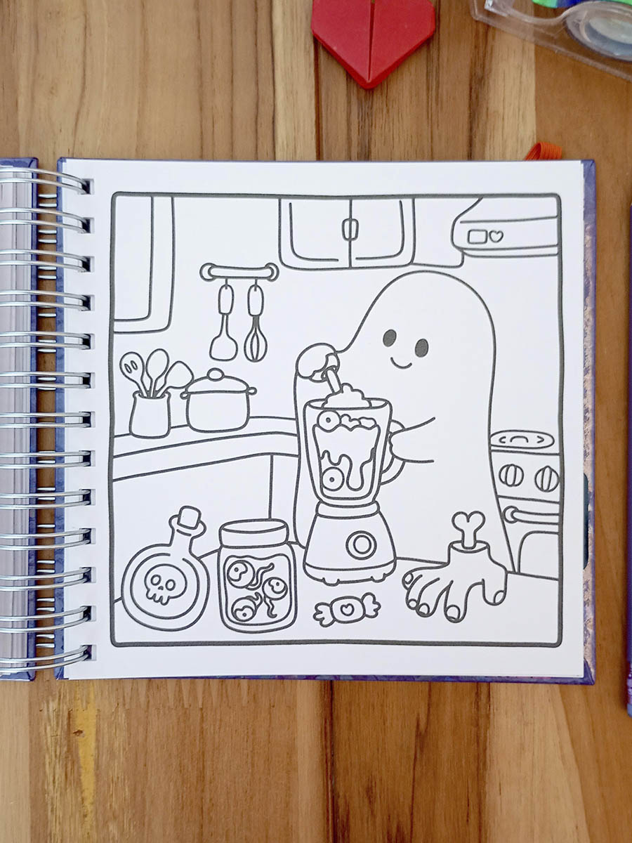 Livro de colorir Entre Folhas - Halloween Vol01 - Imagem 18