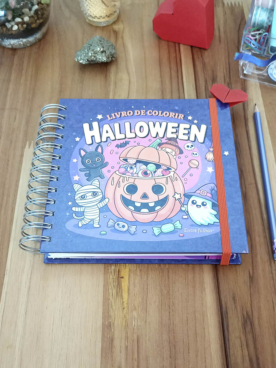 Livro de colorir Entre Folhas - Halloween Vol01 - Imagem 2