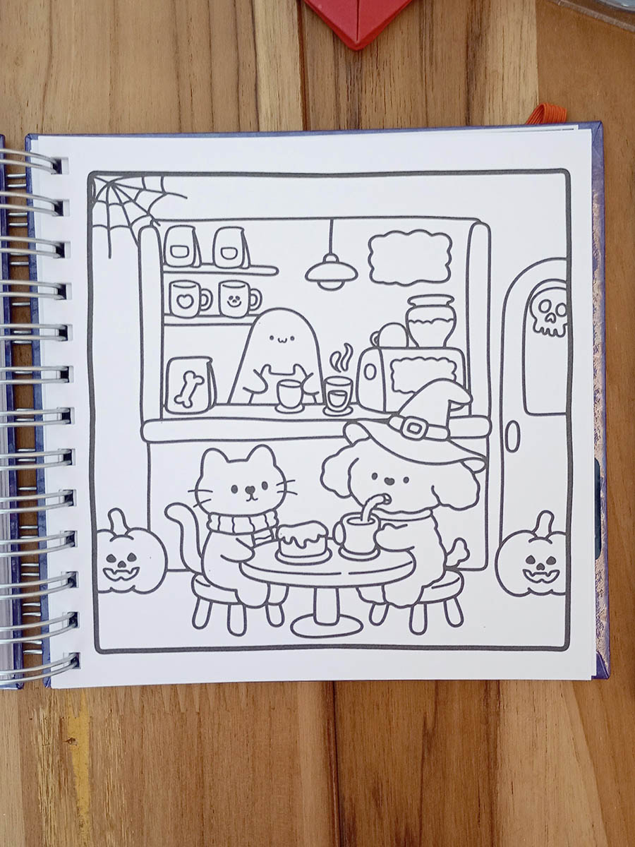 Livro de colorir Entre Folhas - Halloween Vol01 - Imagem 19