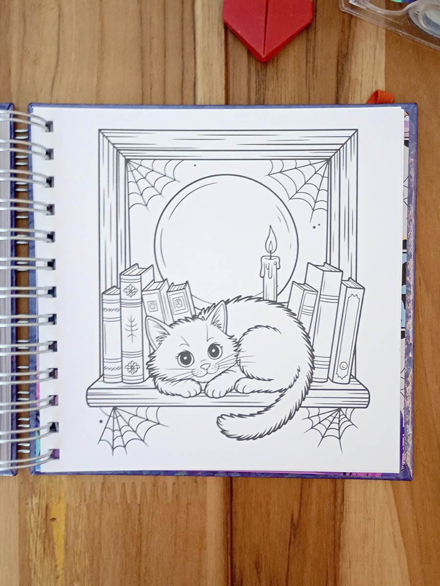 Livro de colorir Entre Folhas - Halloween Vol01 - Imagem 21