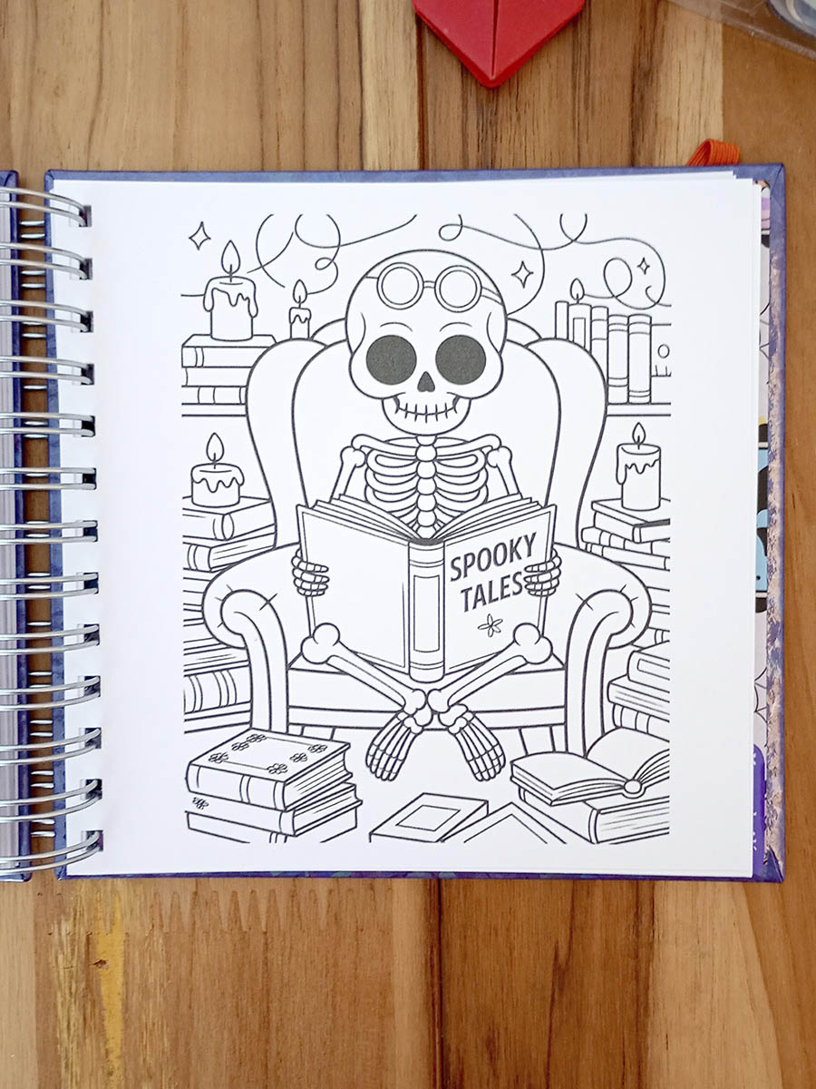 Livro de colorir Entre Folhas - Halloween Vol01 - Imagem 22