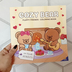 Livro de colorir Cozy Bear