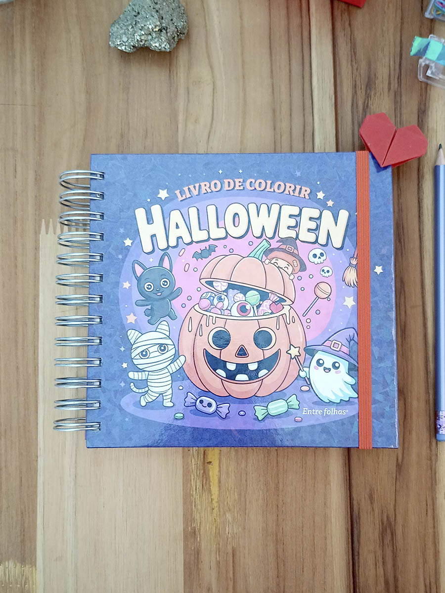 Livro de colorir Entre Folhas - Halloween Vol01 - Imagem 3