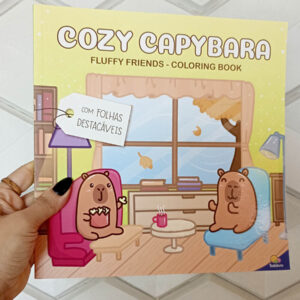 Livro de colorir Cozy Capybara