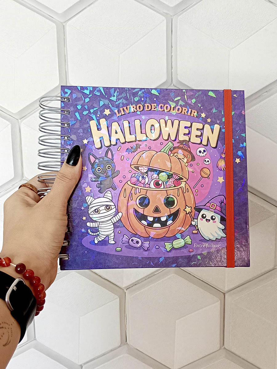 Livro de colorir Entre Folhas - Halloween Vol01 - Imagem 4