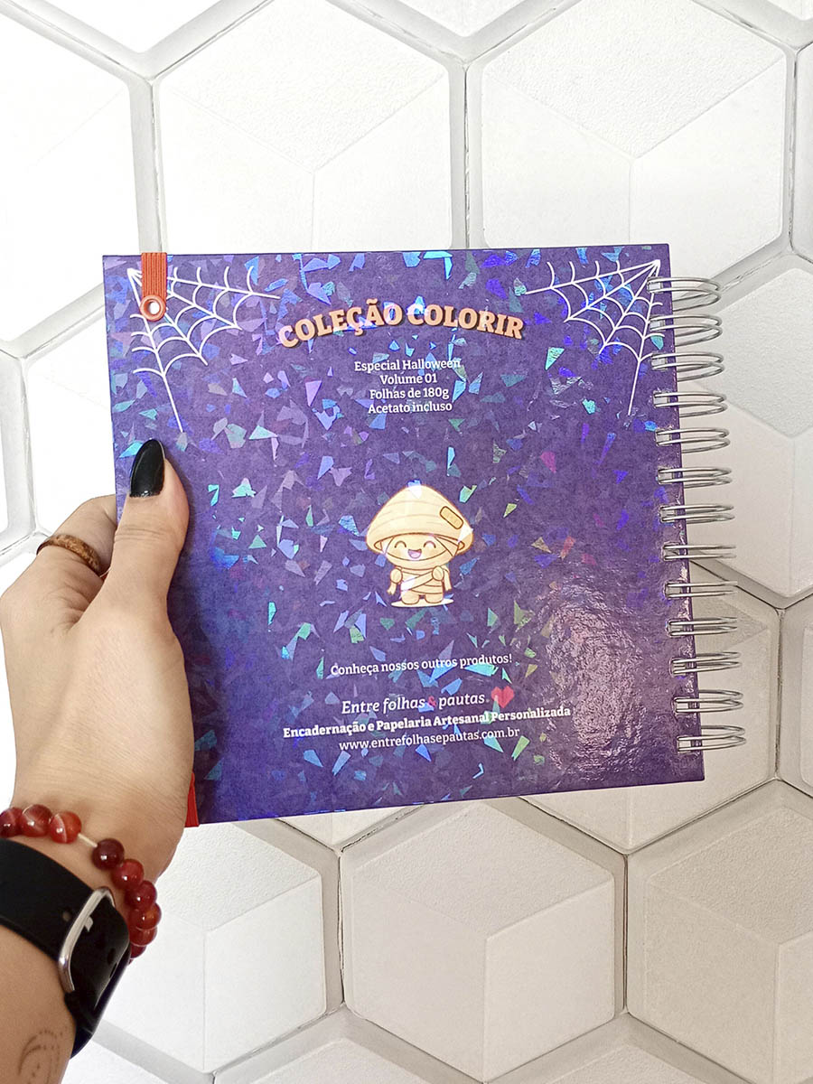 Livro de colorir Entre Folhas - Halloween Vol01 - Imagem 5