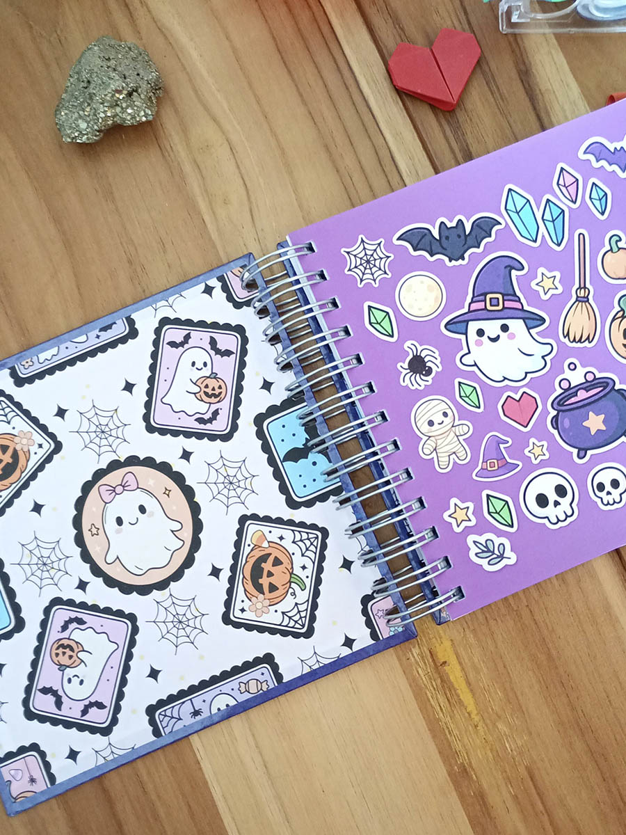 Livro de colorir Entre Folhas - Halloween Vol01 - Imagem 6