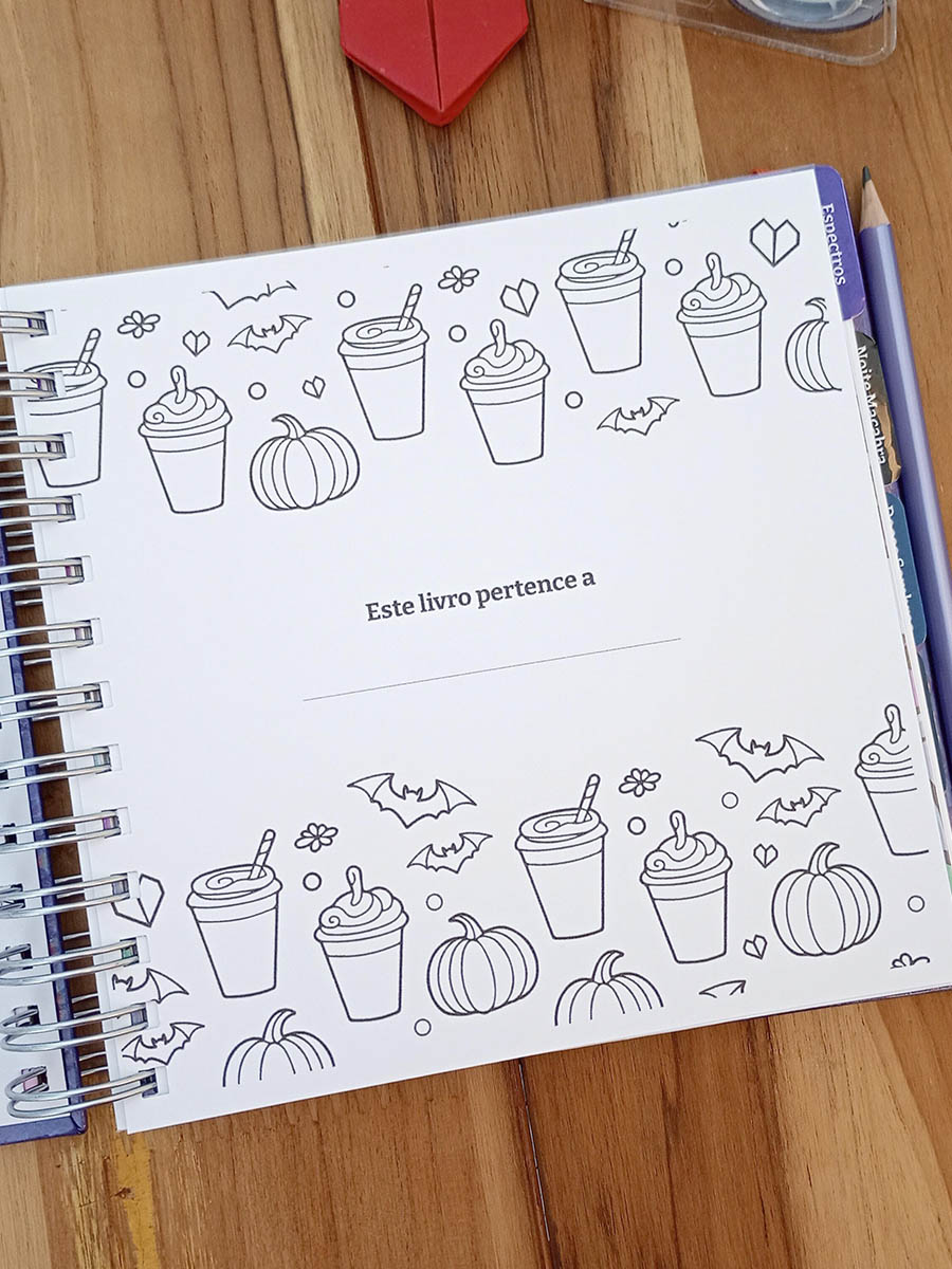 Livro de colorir Entre Folhas - Halloween Vol01 - Imagem 8