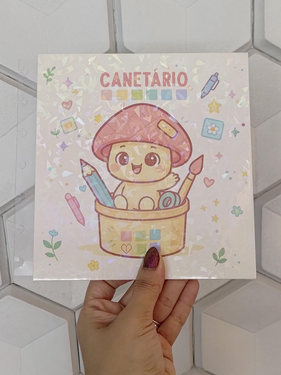 Capa e contra capa canetário personalizado - Imagem 3