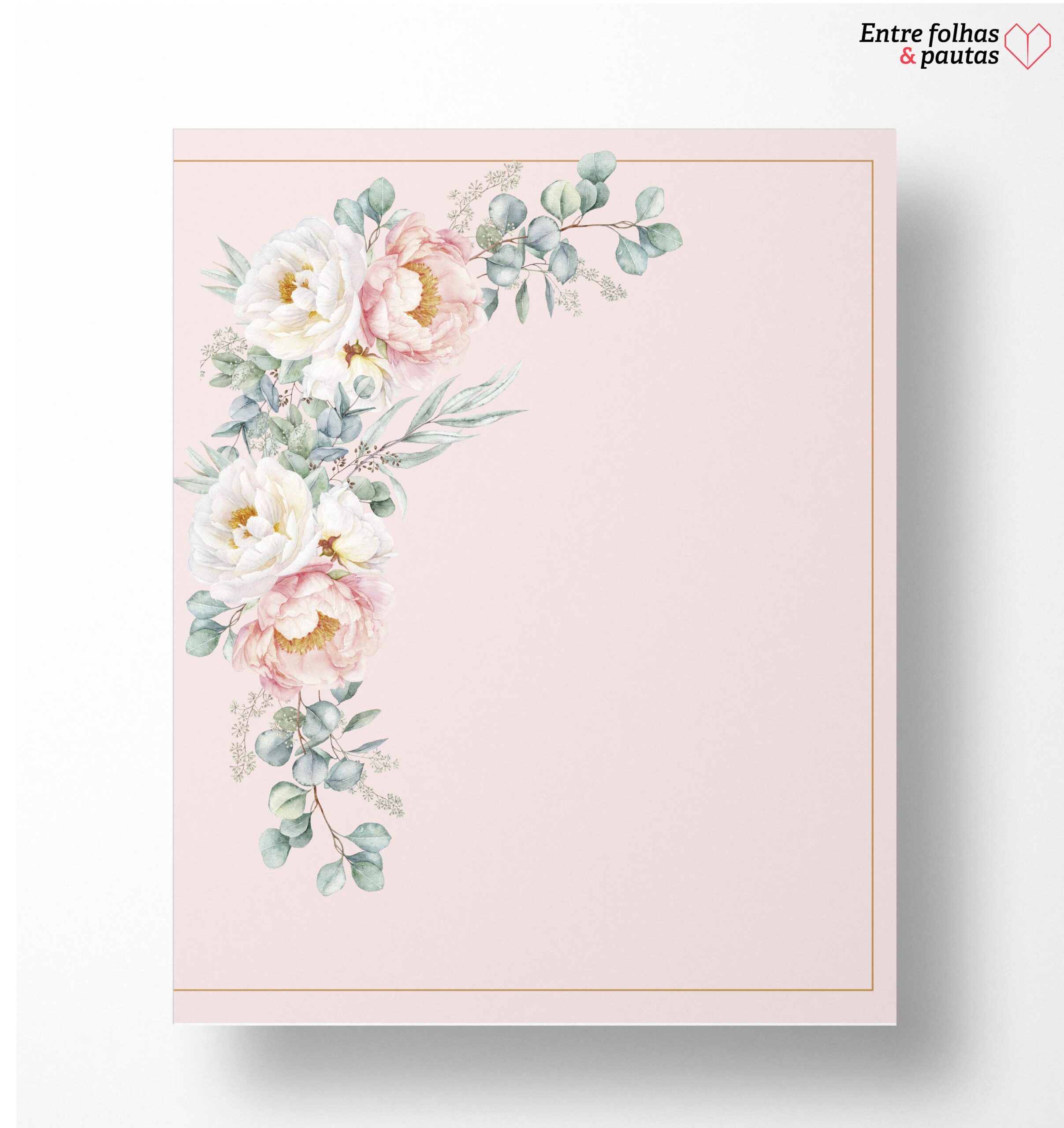 Coleção Amor que Floresce - Kit Cadernos de votos noivo e noiva - Imagem 13