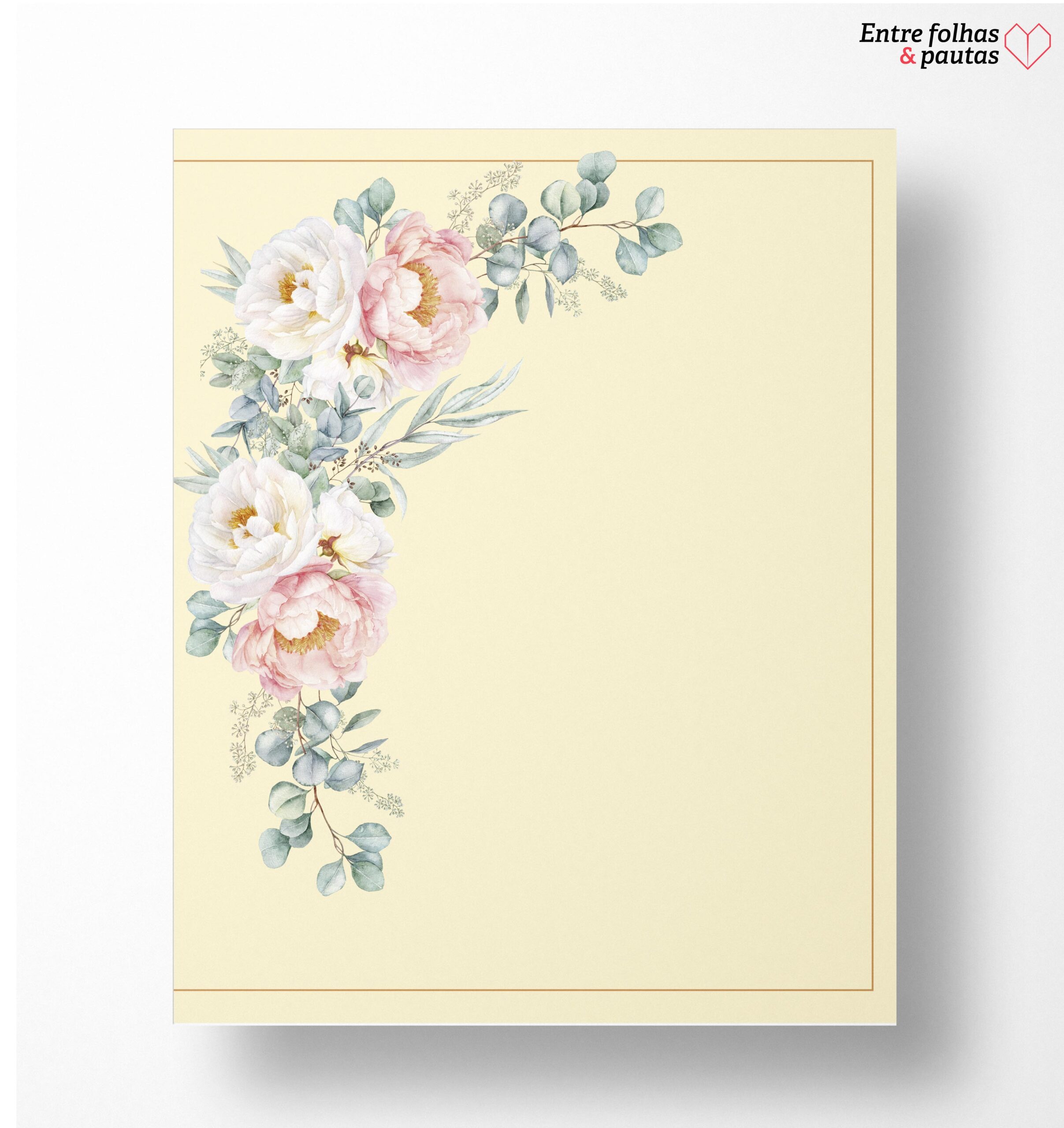 Coleção Amor que Floresce - Kit Cadernos de votos noivo e noiva - Imagem 12