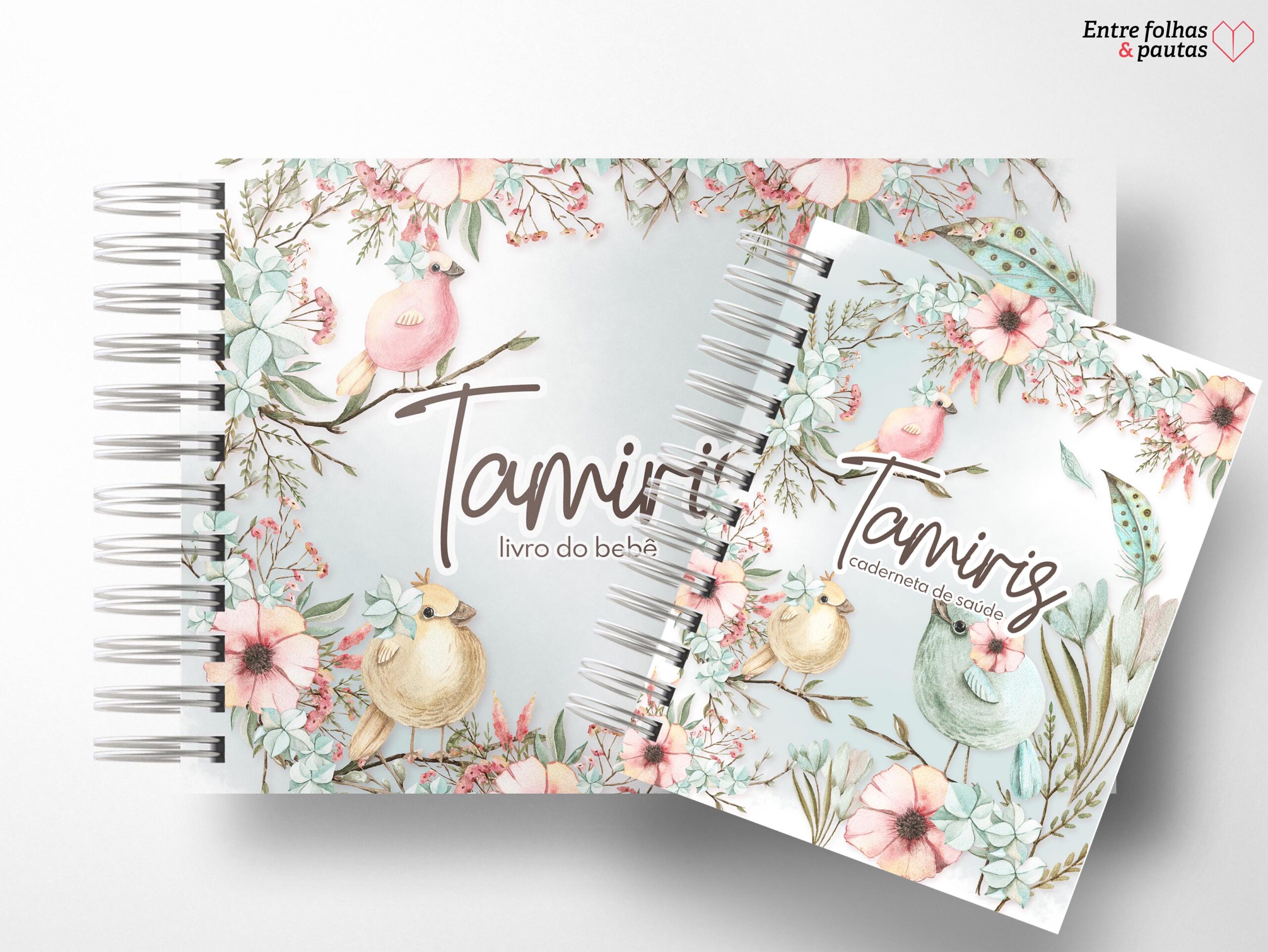 Kit minha menina - caderneta de saúde e livro do bebê personalizado - Imagem 42